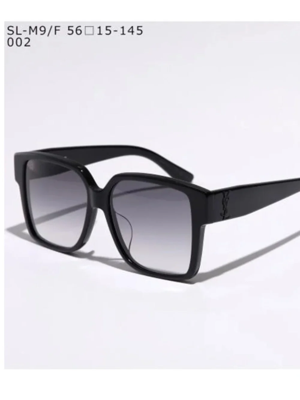 Saint Laurent SL M9/F 002 Shiny Black/Grey Gradient 56-15-145 Sunglasses